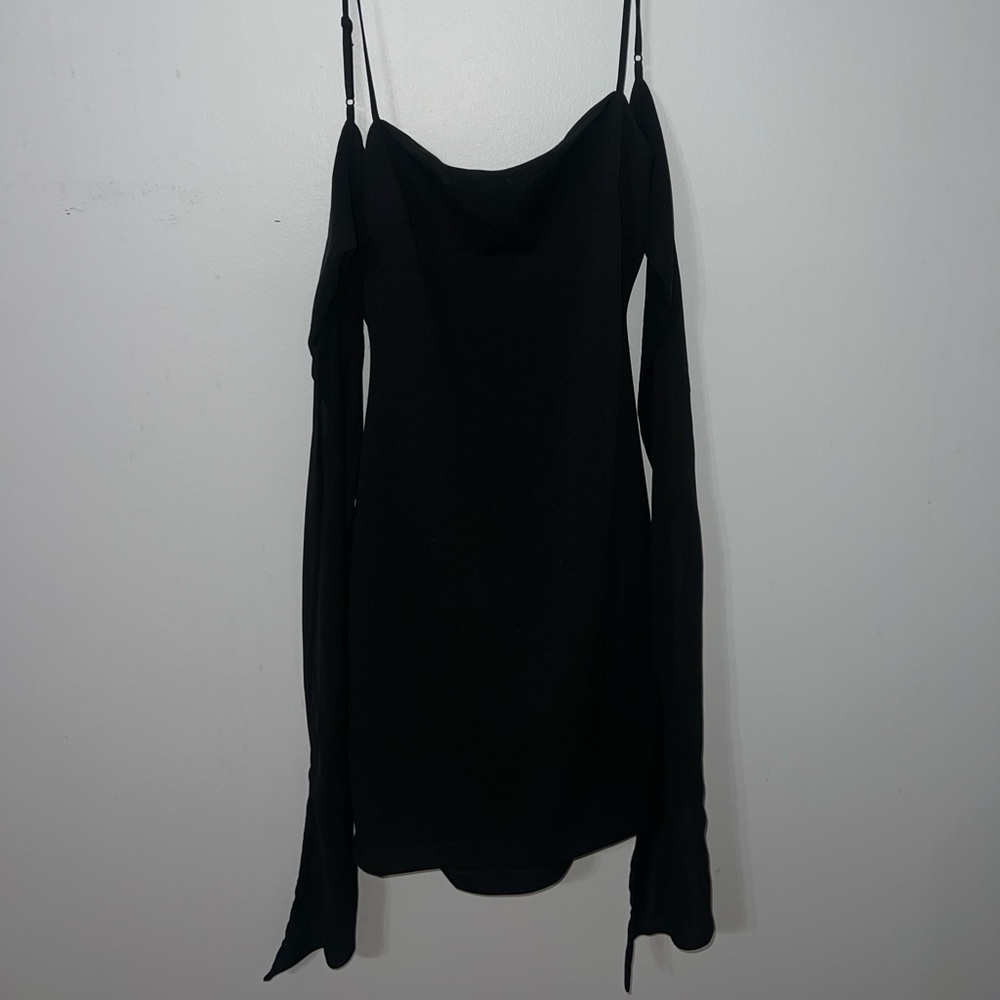 Elegant Black Off-Shoulder Dress